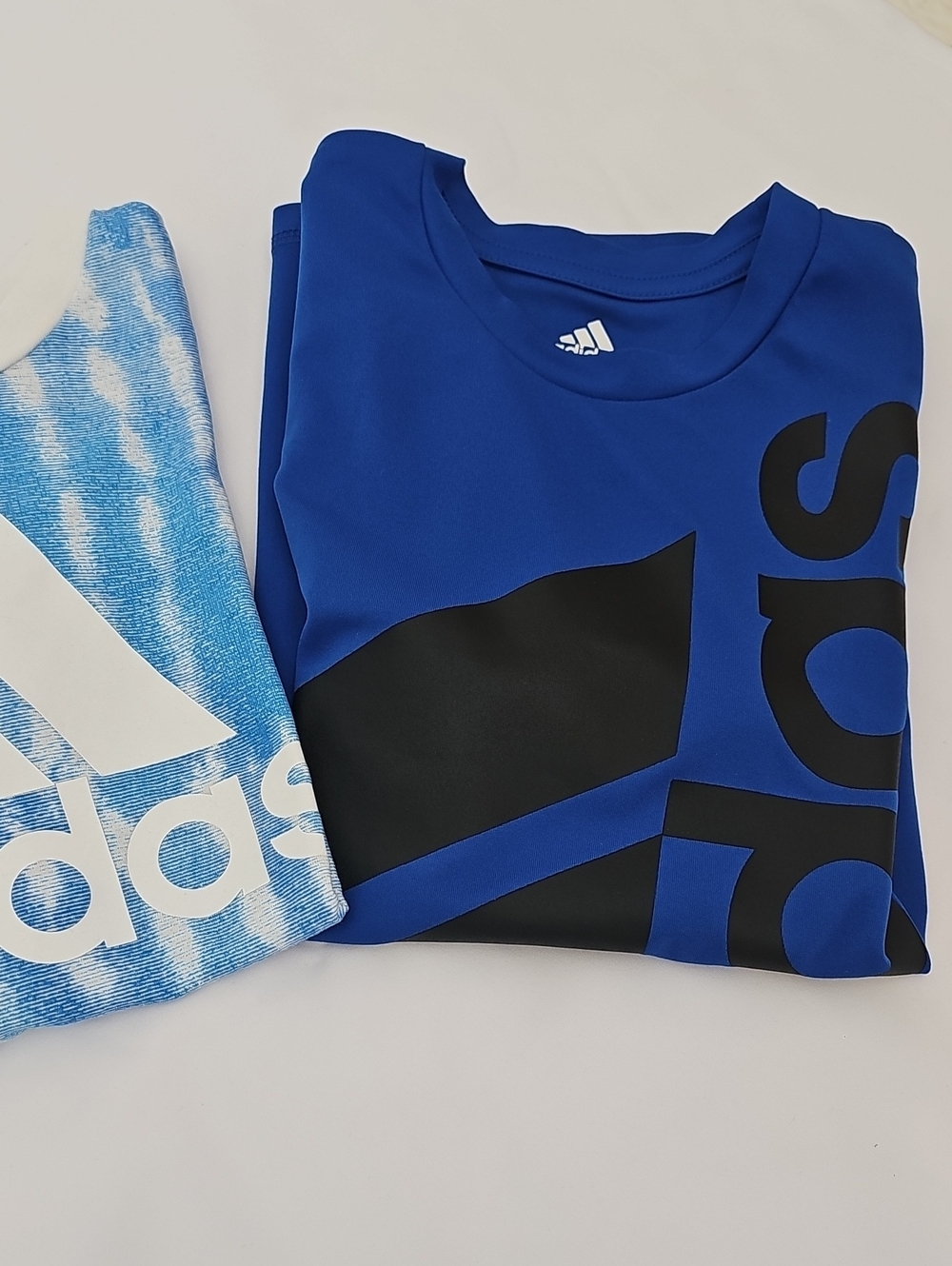 Adidas Boys Shirt / Top Blue Size 8 - Picture 3 of 9